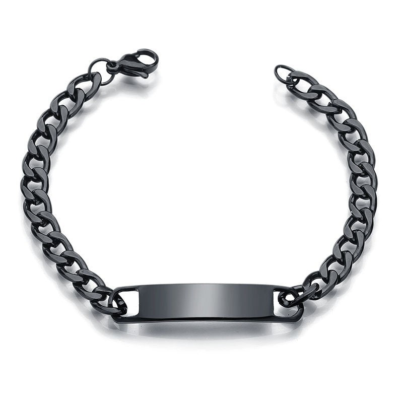 Bracelet portrait gravé – vue 3