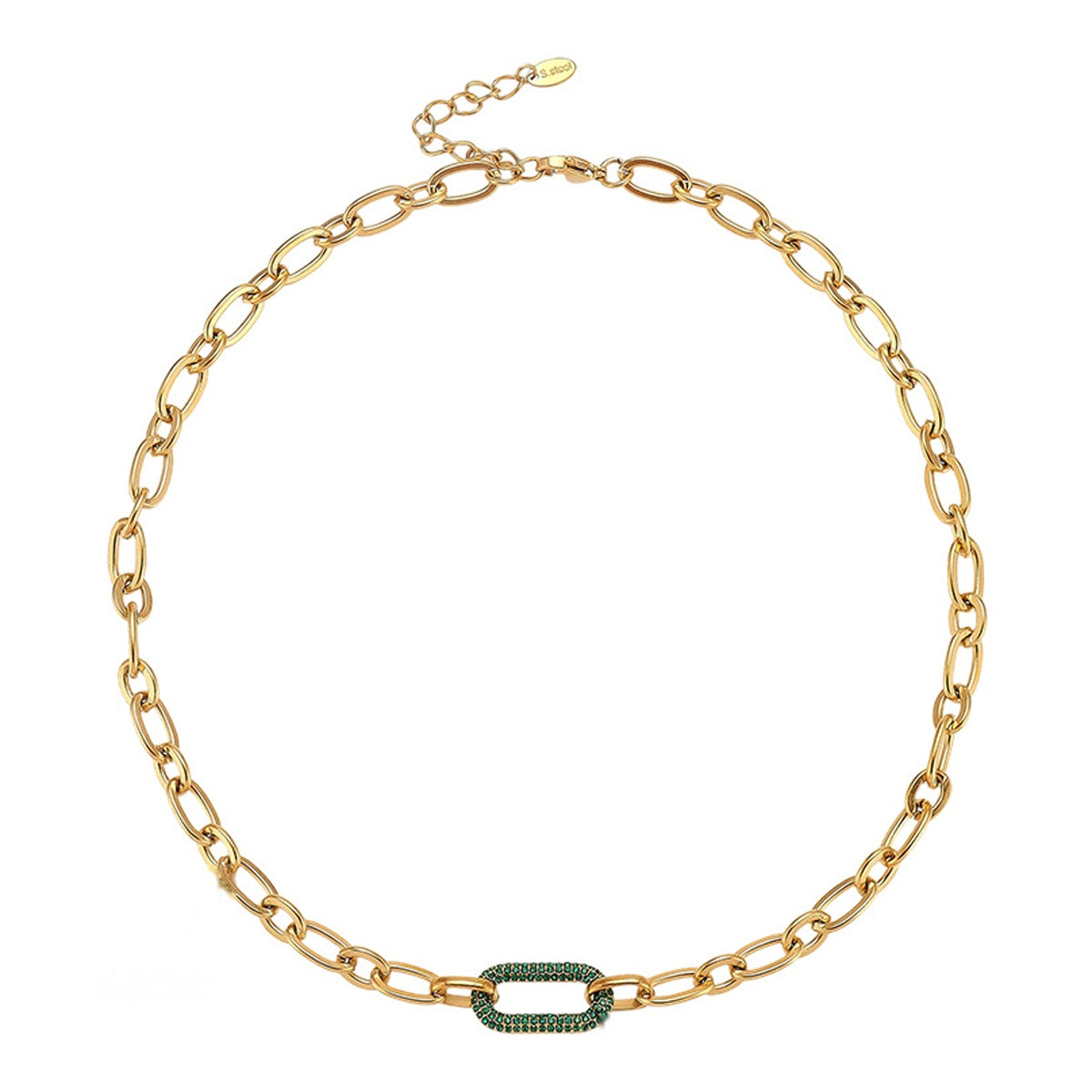 Collier maillons pavés
