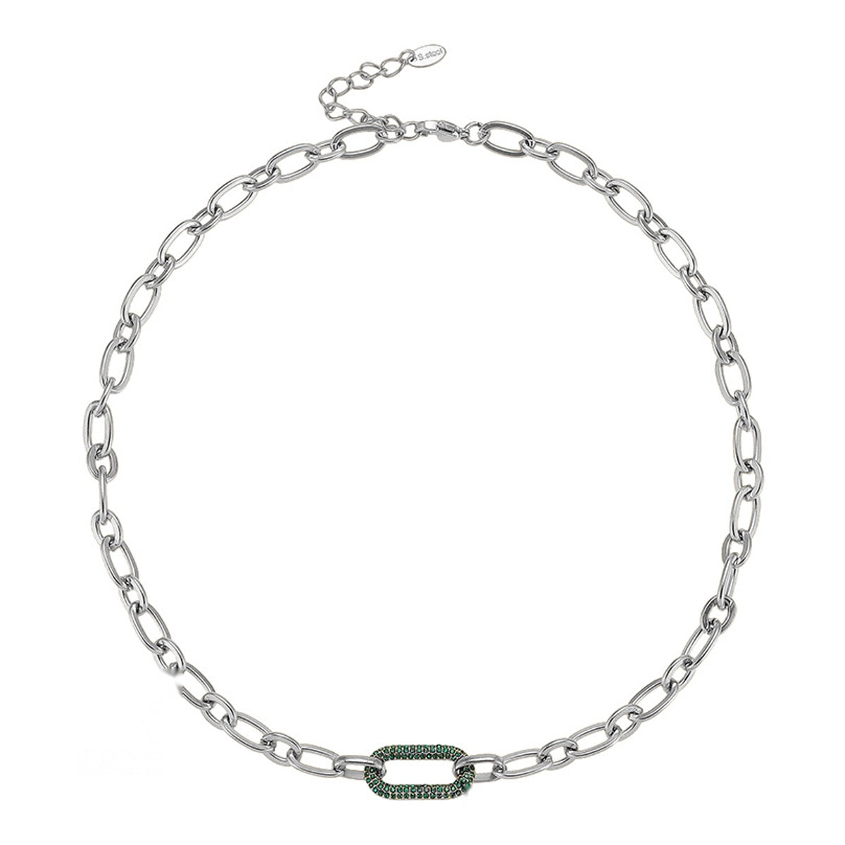Collier maillons pavés